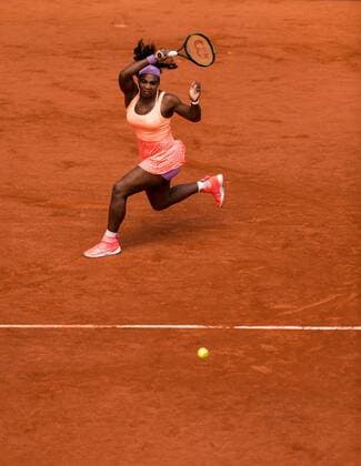 03.06.2015. Paris, France. Roland Garros French Open. Serena Williams of USA in action during her Women s Singles match against Sara Errani of Italy on day eleven of the 2015 French Open 2015 in Paris, France. Williams won the match 6-1 6-3 to move into the semi finals xBenxPipex  ActionPlus11627166