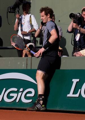Andy Murray (GBR) Tennis - French Open 2015 - Grand Slam ITF ATP Tennis Herren WTA Tennis Damen - Roland Garros - Paris - - France - 3 June 2015. Juergen Hasenkopf