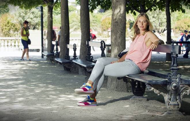 TENNIS - WTA Tennis Damen French Open 2015 PARIS,FRANCE,04.JUN.15 - TENNIS - WTA Tour, Grand Slam, Roland Garros, French Open, photo shoot with Barbara Schett-Eagle. Image shows Barbara Schett-Eagle. GEPAxpictures xMatthiasxHauer