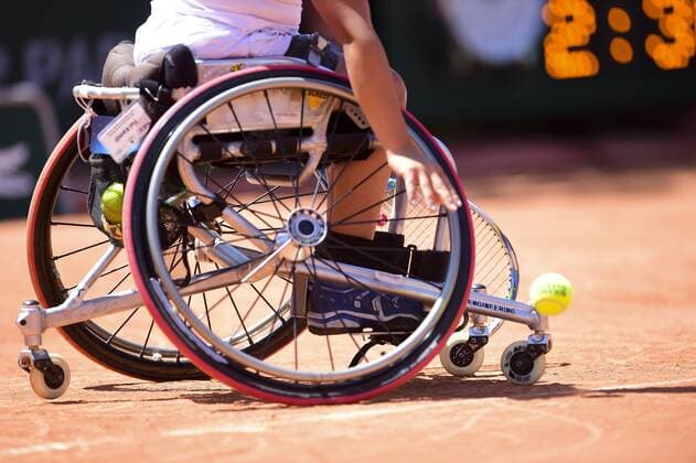 Aktuell Tennis, French Open in Paris, Behindertensport, Rollstuhltennis illustration TENNIS : Roland Garros French Open 2015 - Internationaux de France - 04 06 2015 
