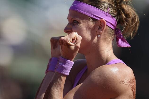 Joie de Lucie Safarova (cze) TENNIS : Roland Garros French Open 2015 - Internationaux de France - 04 06 2015 