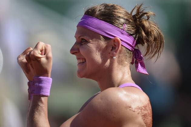 Joie de Lucie Safarova (cze) TENNIS : Roland Garros French Open 2015 - Internationaux de France - 04 06 2015 