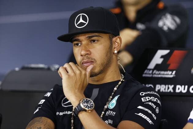 Aktuell Motorsport, Formel 1, GP von Kanada in Montreal, Pressekonferenz der Fahrer Motorsports: FIA Formula One World Championship WM Weltmeisterschaft 2015, Grand Prix of Canada, 44 Lewis Hamilton (GBR, Mercedes AMG Petronas Formula One Team), xHOCHxZWEIx