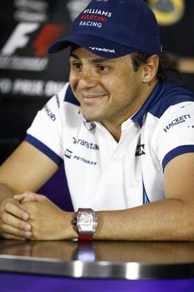 Aktuell Motorsport, Formel 1, GP von Kanada in Montreal, Pressekonferenz der Fahrer Motorsports: FIA Formula One World Championship WM Weltmeisterschaft 2015, Grand Prix of Canada, 19 Felipe Massa (BRA, Williams Martini Racing), xHOCHxZWEIx