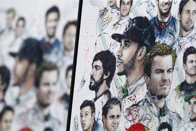 Motorsports: FIA Formula One World Championship WM Weltmeisterschaft 2015, Grand Prix of Canada, picture of 44 Lewis Hamilton (GBR, Mercedes AMG Petronas Formula One Team) and 6 Nico Rosberg (GER, Mercedes AMG Petronas Formula One Team) xHOCHxZWEIx