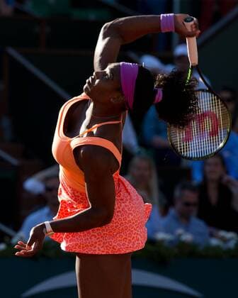 Serena Williams (USA) Tennis - French Open 2015 - Grand Slam ITF ATP Tennis Herren WTA Tennis Damen - Roland Garros - Paris - - France - 4 June 2015. Juergen Hasenkopf