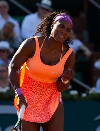 Serena Williams (USA) macht die Faust und jubelt,Jubel,Emotion, Tennis - French Open 2015 - Grand Slam ITF ATP Tennis Herren WTA Tennis Damen - Roland Garros - Paris - - France - 4 June 2015. Juergen Hasenkopf