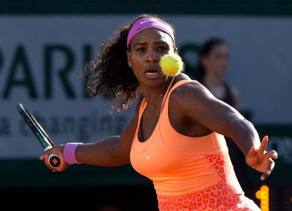 Serena Williams (USA) Tennis - French Open 2015 - Grand Slam ITF ATP Tennis Herren WTA Tennis Damen - Roland Garros - Paris - - France - 4 June 2015. Juergen Hasenkopf