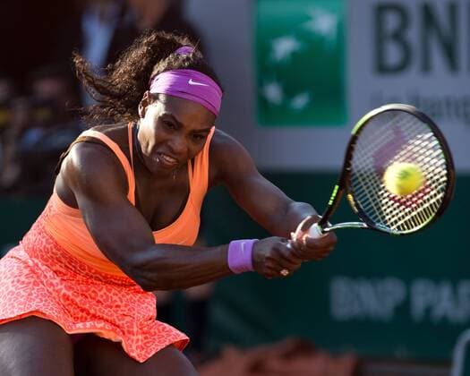 Serena Williams (USA) Tennis - French Open 2015 - Grand Slam ITF ATP Tennis Herren WTA Tennis Damen - Roland Garros - Paris - - France - 4 June 2015. Juergen Hasenkopf