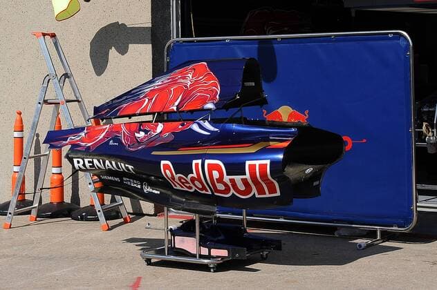 Atmosphere before Canada F1 Formel 1 GP in Montreal. In this picture, front of car of Red Bull. xRv-Racing-Pressx  wo