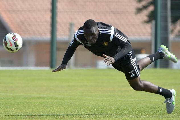 - BORDEAUX, FRANCE: Belgium s Christian Benteke pictured during a training session on the fifth day of the training camp of Belgian national soccer team The Red Devils in Bordeaux, France, Friday 05 June 2015. The Devils are preparing for a friendly game against France and a Euro 2016 qualification game against Wales. DIRKxWAEM  x04637018x
