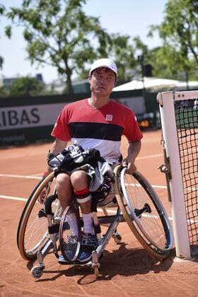 Shingo Kunieda (jpn) TENNIS : Roland Garros 2015 - French Open - Finale Fauteuil homme - Internationaux de France - 05 06 2015 