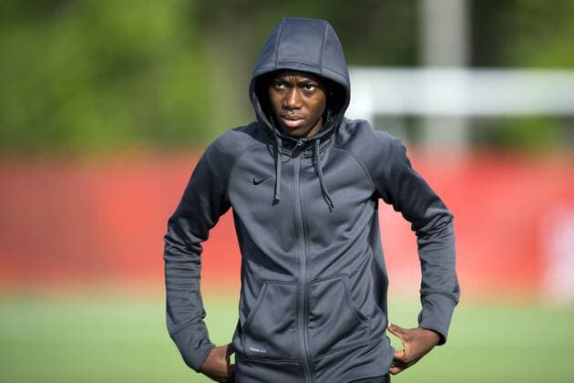 June 5, 2015 - Winnipeg - Nigerias Asisat Oshoala during practice session of Nigeria.. kod CS 57669 News - June 5, 2015  - ZUMAb138
