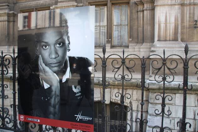 Fotoausstellung mit Bildern von Spielerinnen der französischen Fußball Nationalmannschaft - Elodie Thomis - Hotel de ville de Paris - Paris - 05 06 2015 BaptistePerusat Panoramic 