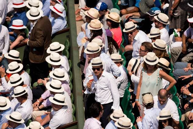 05.06.2015. Paris, France. Roland Garros French Open. Detail of crowd during the match between Stan Wawrinka of Switzerland and Jo-Wilfried Tsonga of France on day thirteen of the 2015 French Open 2015 in Paris, France. Wawrinka won the match 6-3 6-7 7-6 6-4 to move into the final. xBenxPipex  ActionPlus11627943