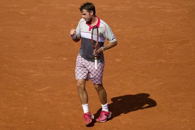 joie de Stanislas Wawrinka (sui) TENNIS : Roland Garros 2015 - French Open - semifinal - Internationaux de France - 05 06 2015 