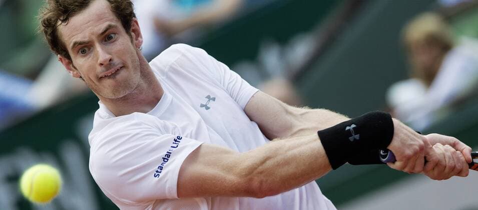 TENNIS - ATP Tennis Herren French Open 2015 PARIS,FRANCE,05.JUN.15 - TENNIS - ATP World Tour, Grand Slam, Roland Garros, French Open. Image shows Andy Murray (GBR). GEPAxpictures xMatthiasxHauer