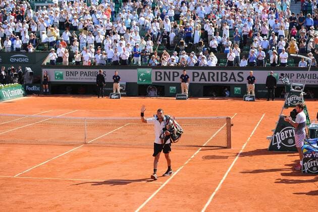 Jo Wilfried Tsonga (Fra) TENNIS : Tournoi de Roland Garros 2015 - 05 06 2015 TennisMagazine 