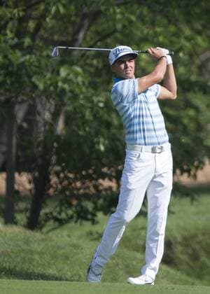 June 05 2015: Rickie Fowler during the second round of the Memorial Tournament held at the Muirfield Village Golf Club in Dublin, Ohio. GOLF: JUN 05 PGA Golf Herren - the Memorial Tournament - Second Round Icon150605030 EDITORIAL USE ONLY