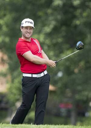 June 05 2015: David Lingmerth teeing off during the second round of the Memorial Tournament held at the Muirfield Village Golf Club in Dublin, Ohio. GOLF: JUN 05 PGA Golf Herren - the Memorial Tournament - Second Round Icon150605037 EDITORIAL USE ONLY