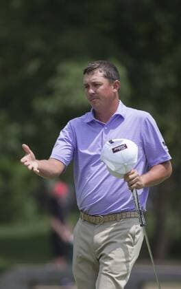 June 05 2015: Jason Dufner during the second round of the Memorial Tournament held at the Muirfield Village Golf Club in Dublin, Ohio. GOLF: JUN 05 PGA Golf Herren - the Memorial Tournament - Second Round Icon150605048 EDITORIAL USE ONLY