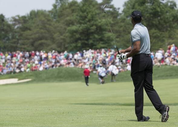 June 05 2015: Tiger Woods during the second round of the Memorial Tournament held at the Muirfield Village Golf Club in Dublin, Ohio. GOLF: JUN 05 PGA Golf Herren - the Memorial Tournament - Second Round Icon150605051 EDITORIAL USE ONLY