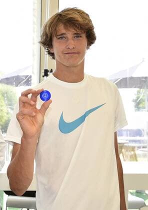 offizielle Auslosung Hauptfeld mit Alexander Sascha Zverev (GER) 06.06.2015 Tennis Mercedes-Cup Stuttgart Weißenhof TC Weissenhof Mercedescup Mercedes Cup 06.06..-14.06.2015 Mercedes-Cup Stuttgart Weißenhof 2015