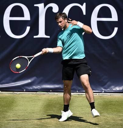 Sebastian Sachs (GER) Aktion Qualifikation 06.06.2015 Tennis Mercedes-Cup Stuttgart Weißenhof TC Weissenhof Mercedescup Mercedes Cup 06.06..-14.06.2015 Mercedes-Cup Stuttgart Weißenhof 2015