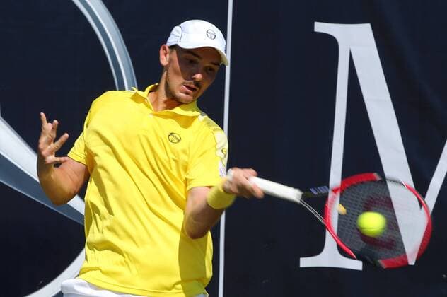 06.06.2015 ATP Tennis Herren Tour,Mercedes Cup Stuttgart , Tennis 06.06.2015,ATP Tour,Mercedes Cup Stuttgart,Tennis, Sport,im Bild: Andreas Beck ( GER)