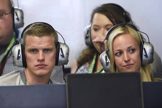 BENDER Sven mit Freundin SIMONE Gast beim F1 Team Mercedes AMG in Montreal FIA Grosser Preis von Kanada 2015 in Montreal am 05.06, 2015 in Montreal 