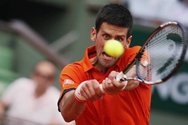 Tennis - French Open - Roland Garros, Paris, France 5 june, Novak Djokovic during their singles match at the French Open tennis tournament at the Roland Garros stadium in Paris, France, 5 june , 2015 (Photo: alfonso jimenez valero Cordon Press) 