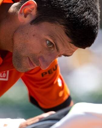 Novak Djokovic (SRB) Tennis - French Open 2015 - Grand Slam ITF ATP Tennis Herren WTA Tennis Damen - Roland Garros - Paris - - France - 6 June 2015. Juergen Hasenkopf