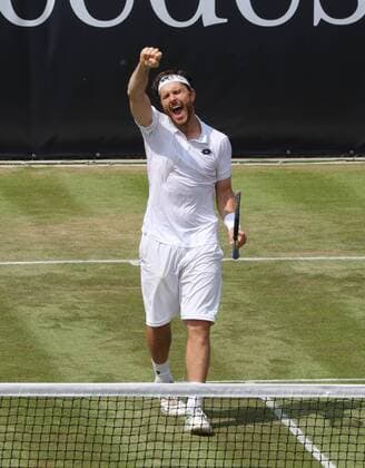 06.06.2015 ATP Tennis Herren Tour,Mercedes Cup Stuttgart , Tennis 06.06.2015,ATP Tour,Mercedes Cup Stuttgart,Tennis, Sport,im Bild: Michael Berrer (GER) ein Runde weiter