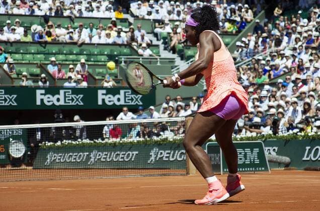TENNIS - WTA Tennis Damen French Open 2015 PARIS,FRANCE,06.JUN.15 - TENNIS - WTA Tour, Grand Slam, Roland Garros, French Open, final. Image shows Serena Williams (USA). GEPAxpictures xMatthiasxHauer