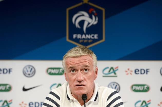 - PARIS, FRANCE: France s head coach Didier Deschamps pictured at a press conference PK Pressekonferenz in the Stade de France in Paris, ahead of the friendly game tomorrow against France, Saturday 06 June 2015. The Devils are preparing for a friendly game against France tomorrow and a Euro 2016 qualification game against Wales on Friday. DIRKxWAEM  x04637590x
