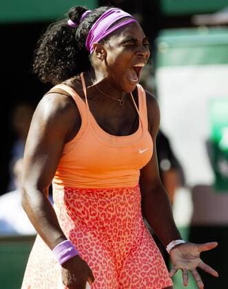 TENNIS - WTA Tennis Damen French Open 2015 PARIS,FRANCE,06.JUN.15 - TENNIS - WTA Tour, Grand Slam, Roland Garros, French Open, final. Image shows the rejoicing of Serena Williams (USA). GEPAxpictures xMatthiasxHauer