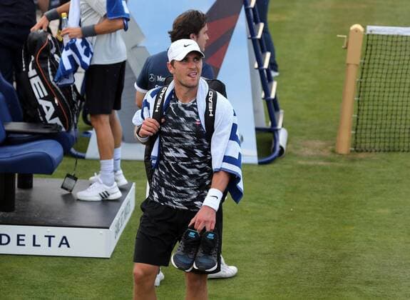 MercedesCup 2015 Deutschalnd, Stuttgart, 06.06.2015, Tennis, ATP Tennis Herren MercedesCup 2015 Stuttgart Weissenhof: Mischa Zverev.