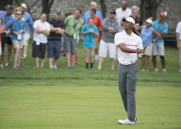 June 06 2015: Tiger Woods during the third round of the Memorial Tournament held at the Muirfield Village Golf Club in Dublin, Ohio. GOLF: JUN 06 PGA Golf Herren - the Memorial Tournament - Third Round Icon150606013 EDITORIAL USE ONLY