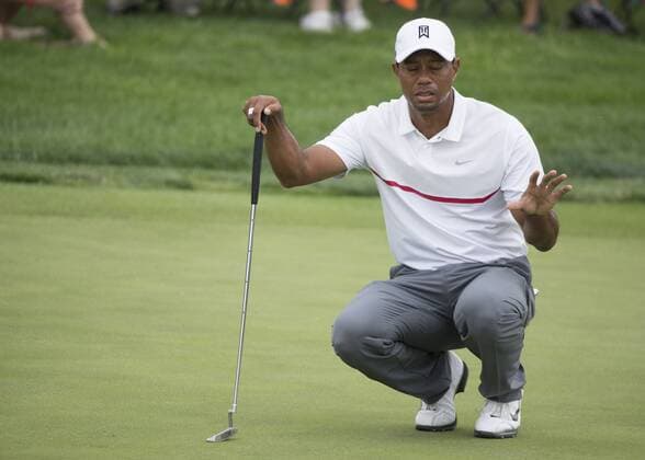 June 06 2015: Tiger Woods during the third round of the Memorial Tournament held at the Muirfield Village Golf Club in Dublin, Ohio. GOLF: JUN 06 PGA Golf Herren - the Memorial Tournament - Third Round Icon150606014 EDITORIAL USE ONLY