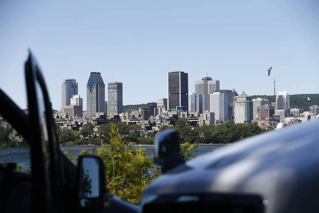 Motorsports: FIA Formula One World Championship WM Weltmeisterschaft 2015, Grand Prix of Canada, skyline of Montreal xHOCHxZWEIx