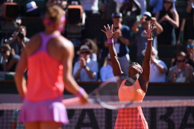 Serena Williams (USA) def Lucie Safarova (Cze) TENNIS : Finale Damen - French Open 2015 - Roland Garros - Paris - 06 06 2015 TennisMagazine 
