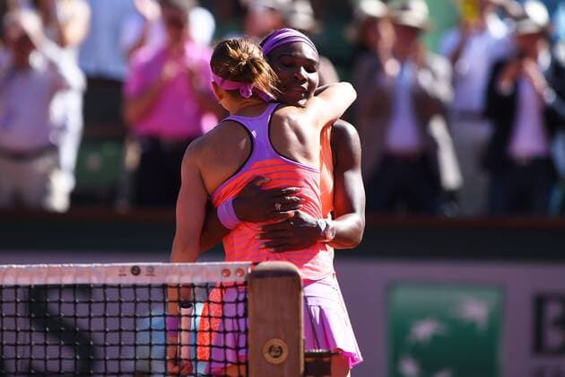 Serena Williams (USA) def Lucie Safarova (Cze) TENNIS : Finale Damen - French Open 2015 - Roland Garros - Paris - 06 06 2015 TennisMagazine 