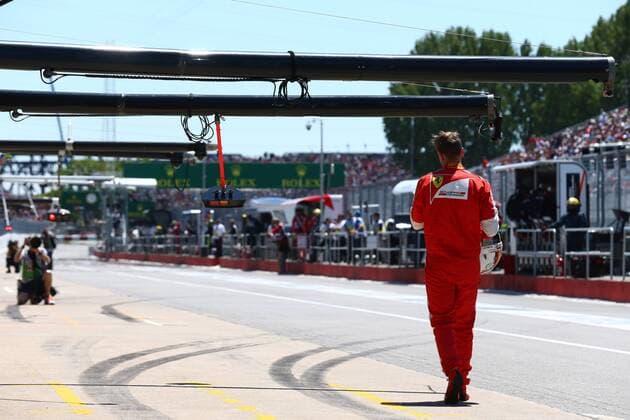 Canadian Grand Prix, Montreal 4 - 7 June 2015 06.06.2015- Qualifying, Sebastian Vettel (GER) Scuderia Ferrari SF15-T 