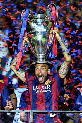 Mg Berlin 06 06 2015 - finale Champions League Sieger FC Barcelona (Barca): Dani Alves 