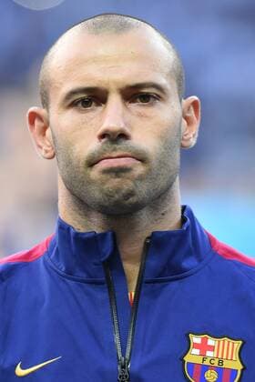 Fußball Champions League Finale Juventus Turin - FC Barcelona Barca am 06.06.2015 im Olympia Stadion in Berlin Javier Mascherano ( Barcelona )