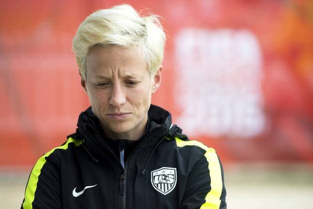 Aktuell Fußball, Damen, WM, Training und PK Nationalteam USA June 7, 2015 - Winnipeg - 150607 USA:s Megan Rapinoe - PK USA.. BILDBYRAN kod CS 57672 News - June 7, 2015  - ZUMAb138