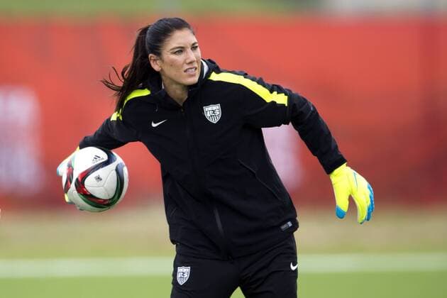 Aktuell Fußball, Damen, WM, Training und PK Nationalteam USA June 7, 2015 - Winnipeg - 150607 USA:s Hope Solo - Training USA -.. BILDBYRAN kod CS 57672 News - June 7, 2015  - ZUMAb138