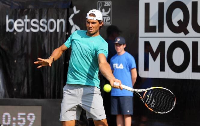 MercedesCup 2015 Deutschland, Stuttgart, 07.06.2015, Tennis, MercedesCup 2015, Stuttgart Weissenhof: Rafael Nadal.