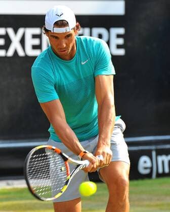 Rafael NADAL (ESP). Deutschland, Stuttgart: Tennis, MercedesCup 2015: Eroeffnung am 07.06.2015, Center Court, TC Weissenhof.