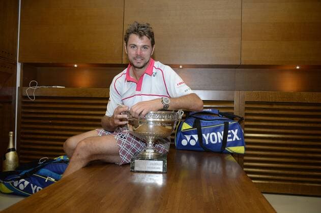 Stanislas Wawrinka TENNIS : Roland Garros 2015 - Finale Homme - Internationaux de France - 07 06 2015 Panoramic Panoramic 